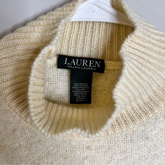 Lauren Ralph Lauren | Knit Poncho Neutral Stripe - Picture 6 of 7